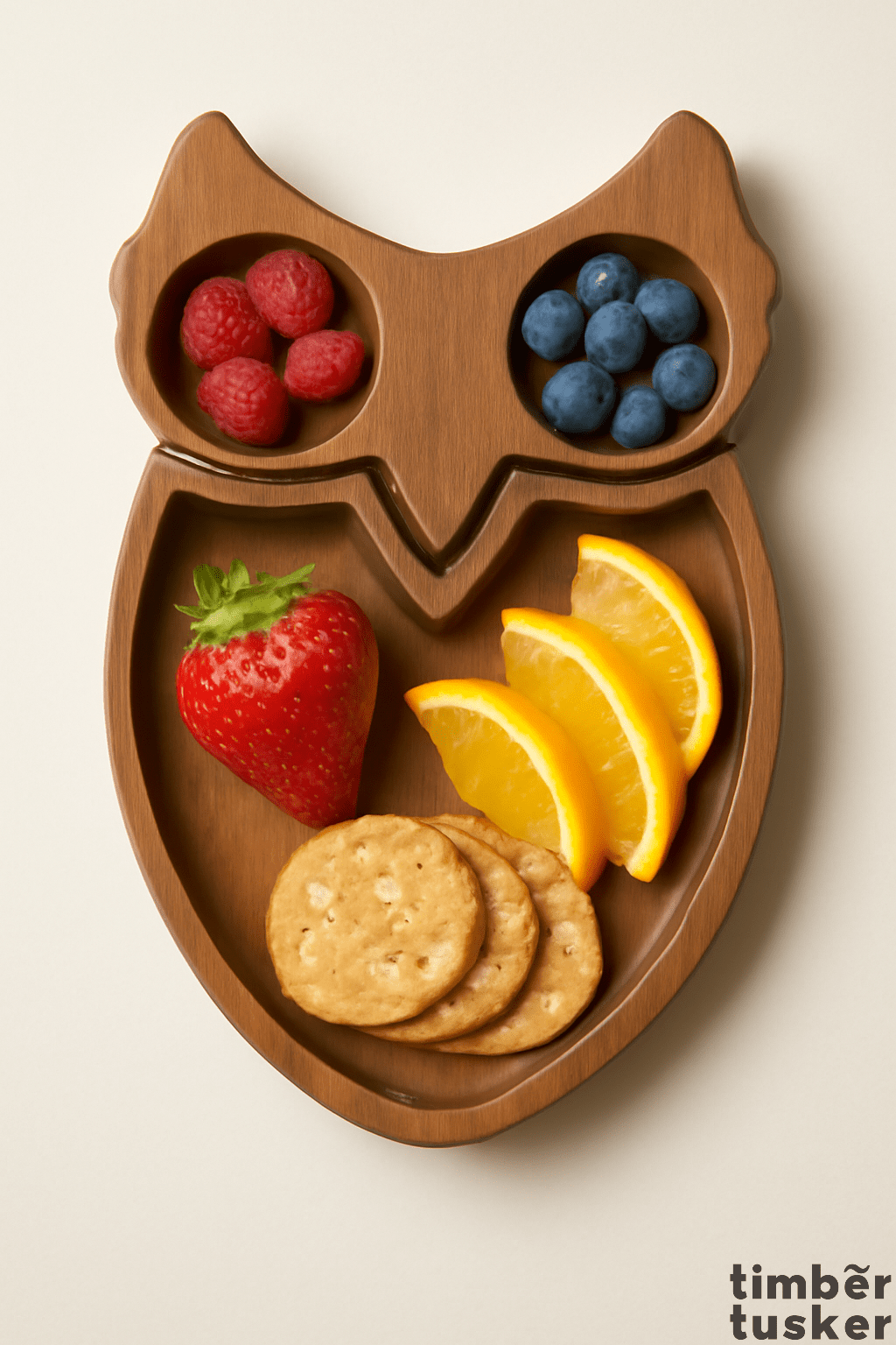 Owl - Shaped Wooden Tray - Timber Tusker