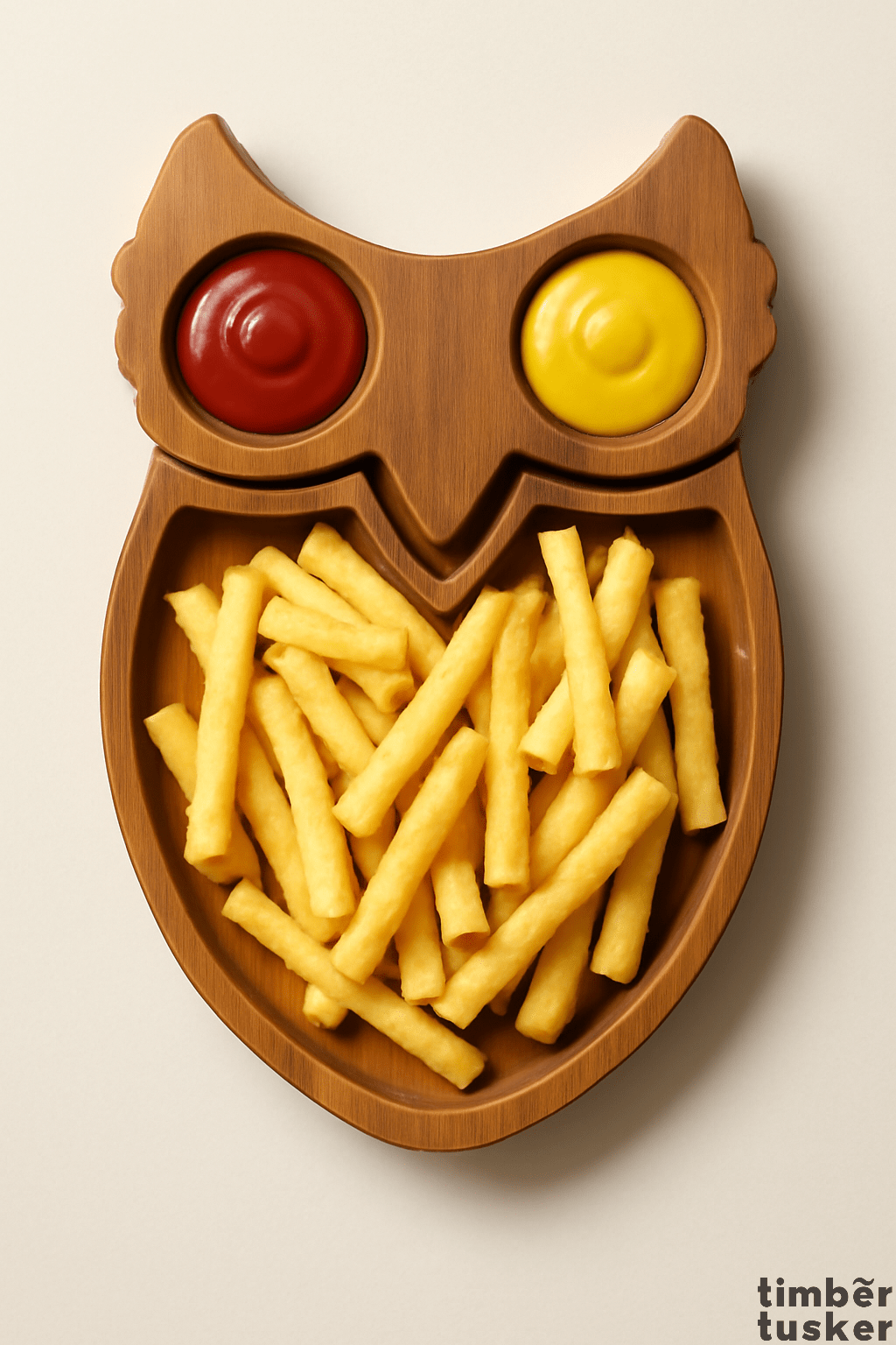 Owl - Shaped Wooden Tray - Timber Tusker