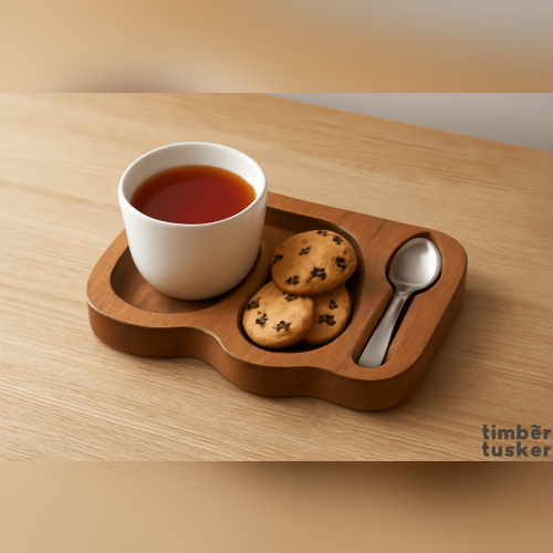 Snack Wooden Tray - Timber Tusker