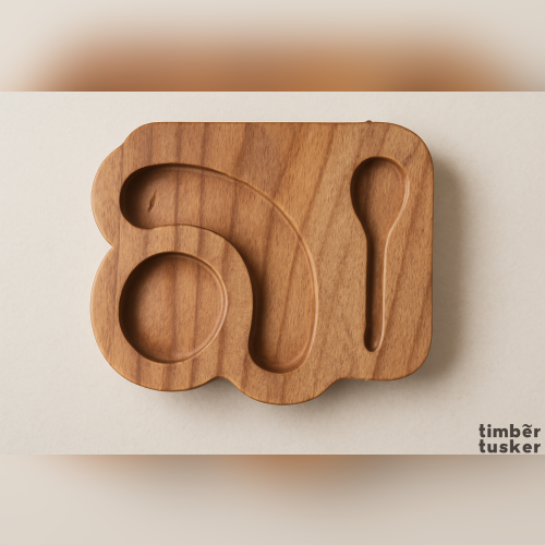 Snack Wooden Tray - Timber Tusker