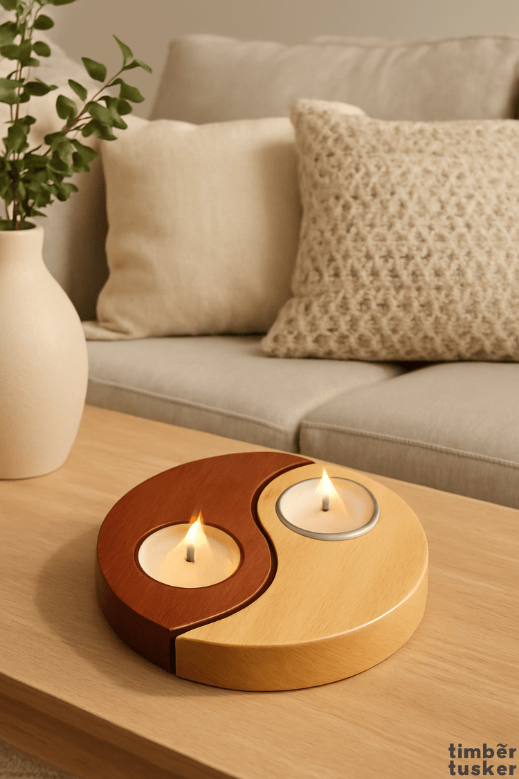 Wooden Candle Holders - Timber Tusker